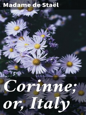 cover image of Corinne; or, Italy
